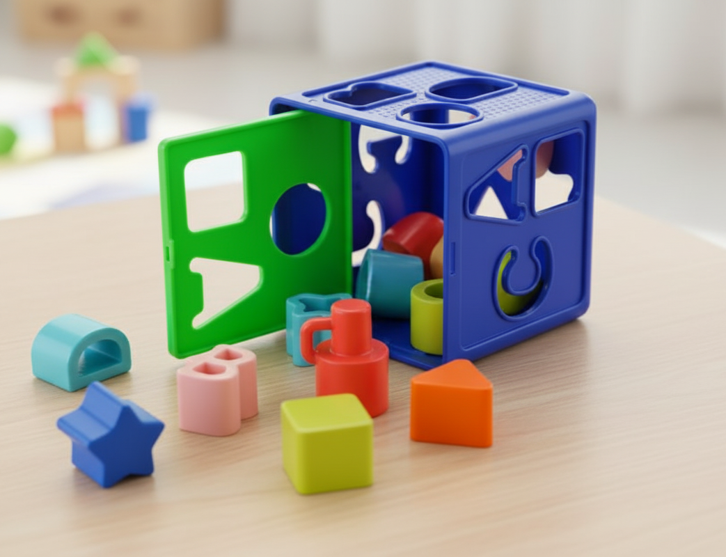 Geometric Puzzle Box – Smart Play for Bright Minds!