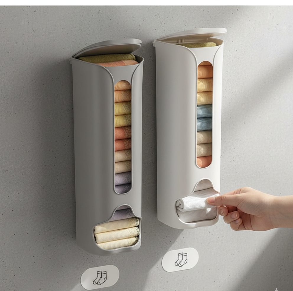 Multipurpose Wall-Mounted Cabinet Storage Organizer