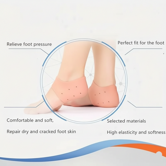 2 Pair Ankle + 1 Pair Heel Protector – Comfort, Support & Pain Relief