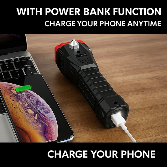 Portable Rechargeable LED Torch Flashlight – Bright & Long-Lasting