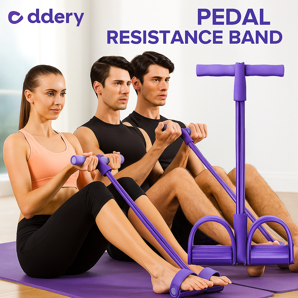 Yoga Pedal Puller Resistance Band – Stretch, Tone & Strengthen Anywhere!