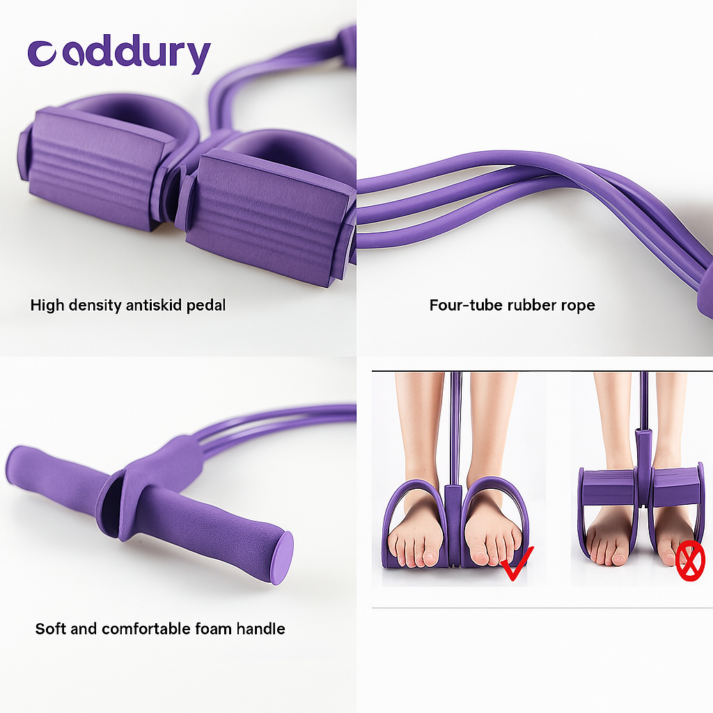 Yoga Pedal Puller Resistance Band – Stretch, Tone & Strengthen Anywhere!