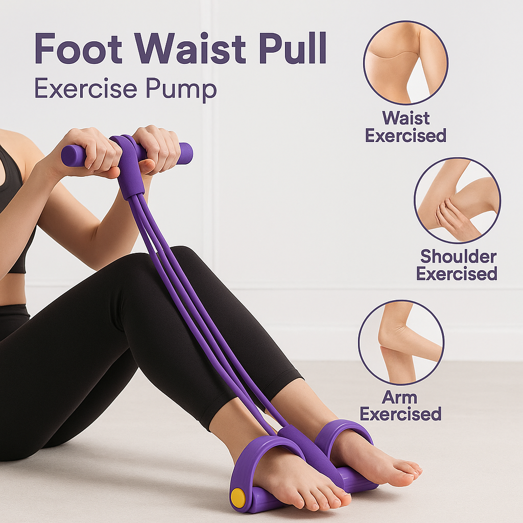 Yoga Pedal Puller Resistance Band – Stretch, Tone & Strengthen Anywhere!