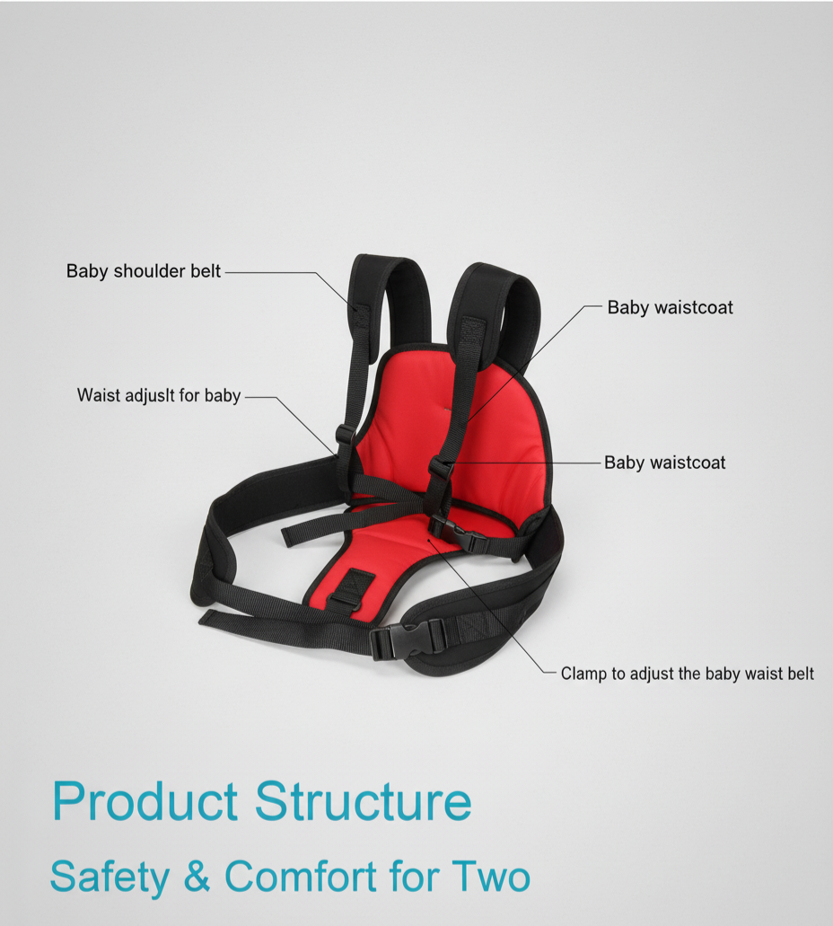 Baby Safety Belt for Two-Wheeler – Ride Safe with Confidence!