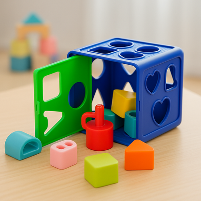 Geometric Puzzle Box – Smart Play for Bright Minds!