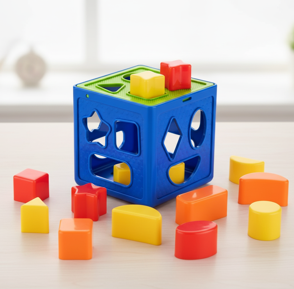 Geometric Puzzle Box – Smart Play for Bright Minds!