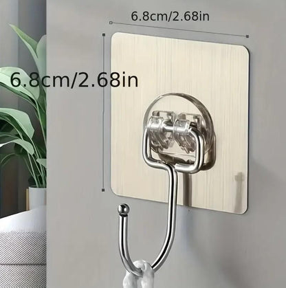 Golden Large Hooks for Hanging (Pack of 10) – Strong, Stylish & Multipurpose