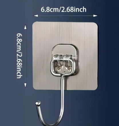 Golden Large Hooks for Hanging (Pack of 10) – Strong, Stylish & Multipurpose