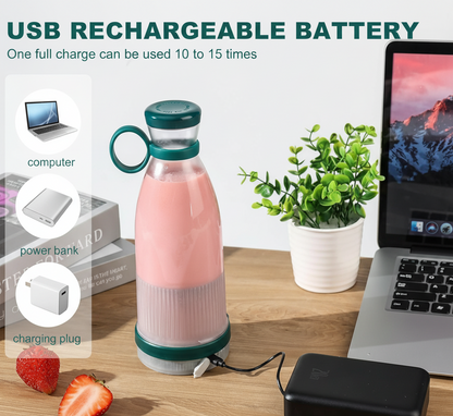 Travel Portable Mini Juice Blender – Fresh Juice Anytime, Anywhere!
