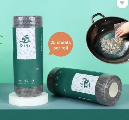 Microfiber Cleaning Cloth (25 Sheets) – Wipe, Shine & Sparkle Instantly!