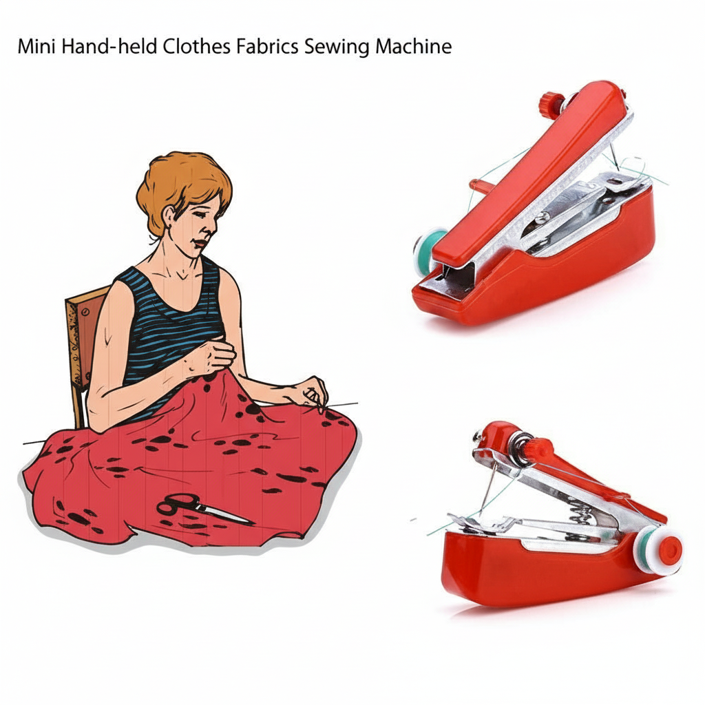 Hand Sewing Machine – Mini Manual Stapler Style