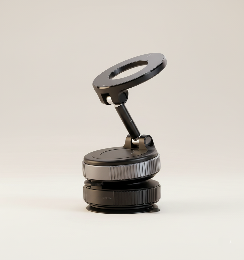 Vacuum Suction Magnetic Bracket – Strong Hold for Phones & Tools