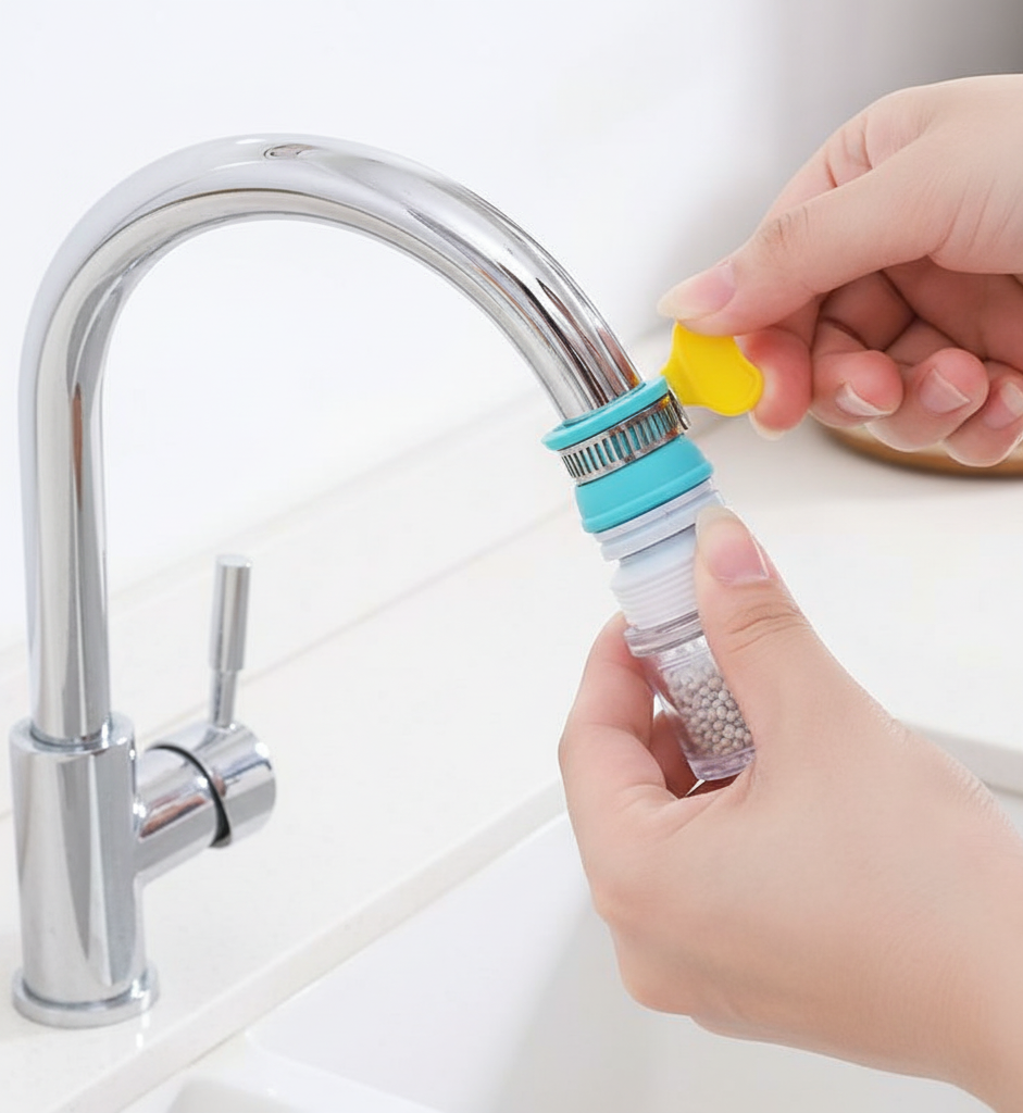 Home Kitchen Faucet Tap Water Clean Purifier Filter (Pack of 2)