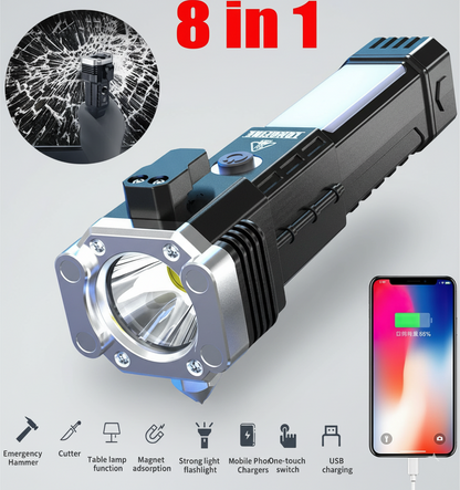 Portable Rechargeable LED Torch Flashlight – Bright & Long-Lasting
