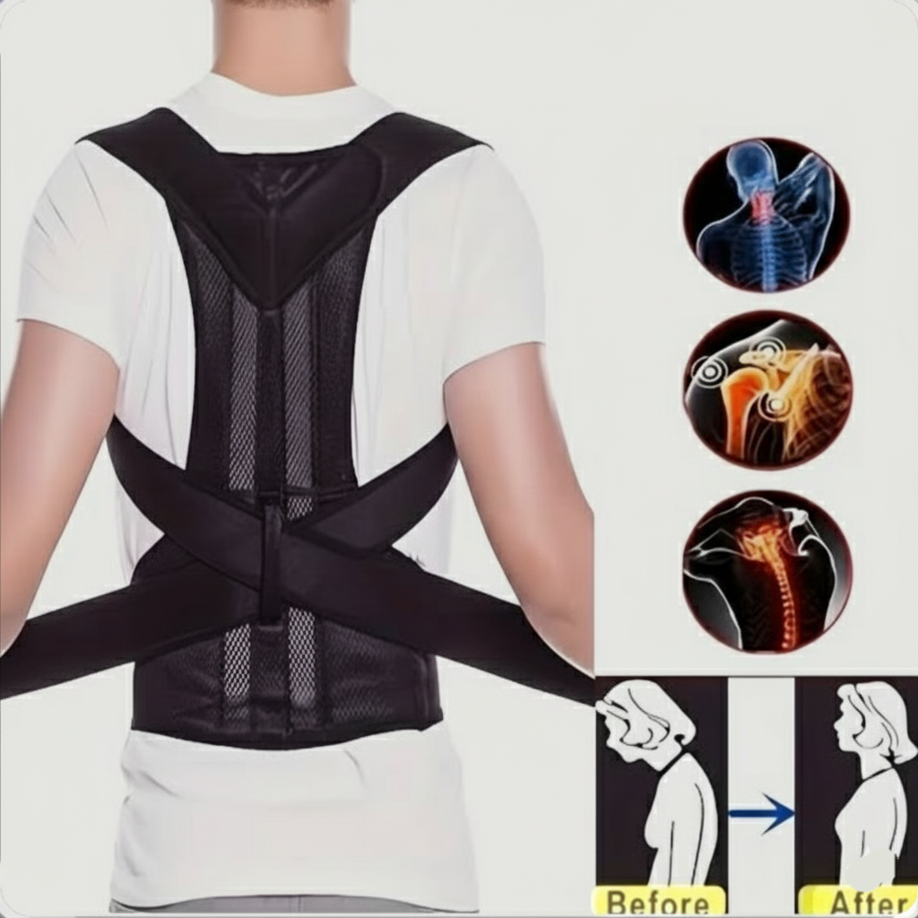 Posture Corrector Shoulder Belt – Stand Tall & Relieve Back Pain Instantly!