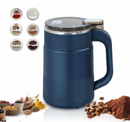 Stainless Steel Herbs & Spices Grinder – Nuts, Grain & Coffee for Home