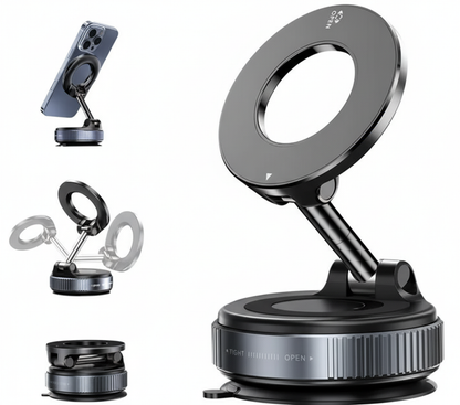 Vacuum Suction Magnetic Bracket – Strong Hold for Phones & Tools