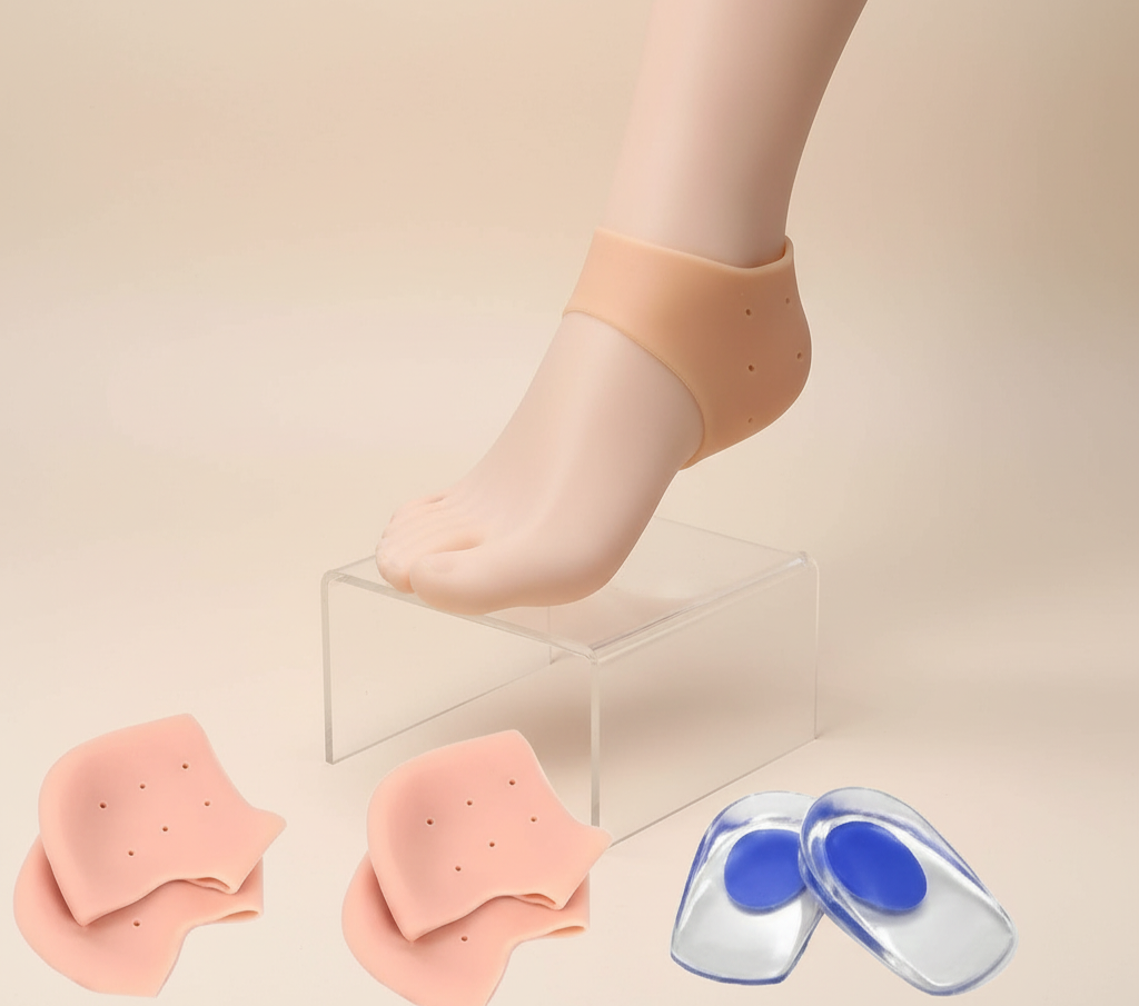 2 Pair Ankle + 1 Pair Heel Protector – Comfort, Support & Pain Relief