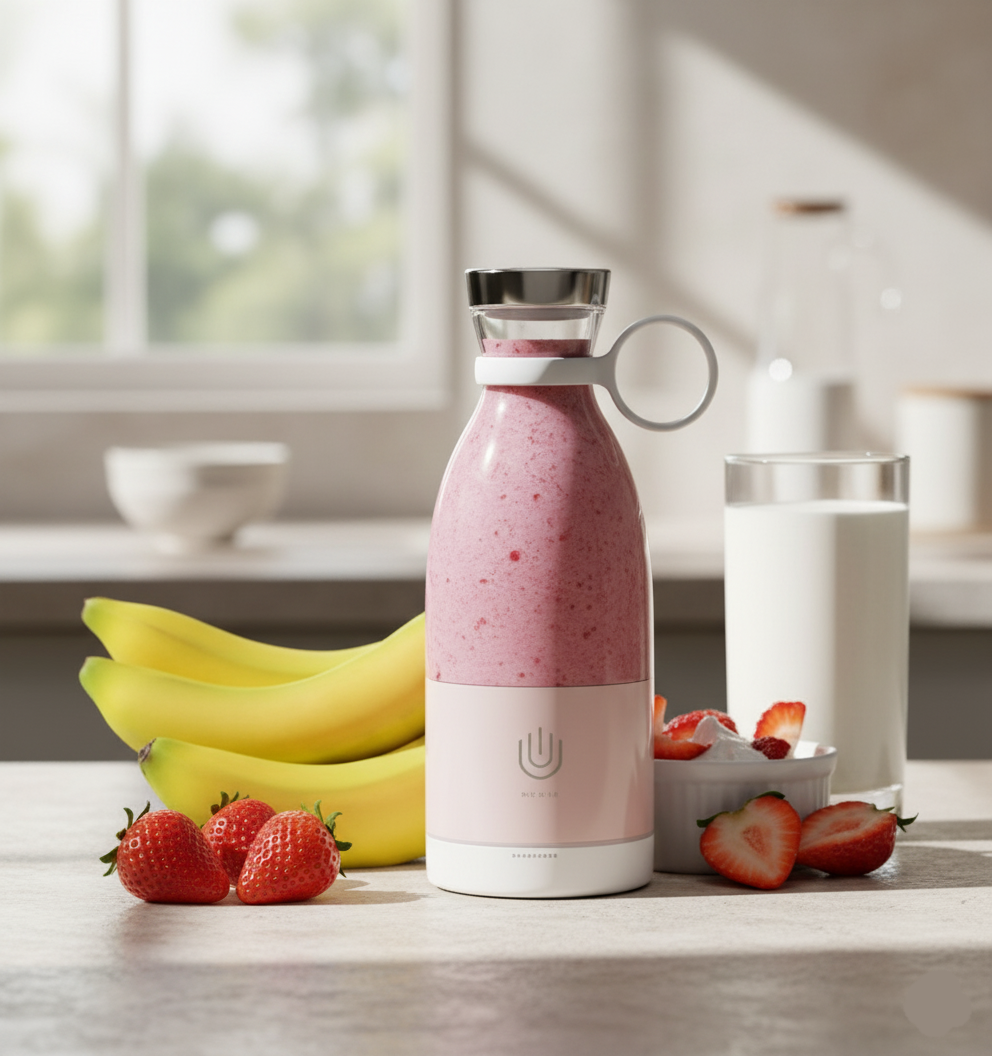 Travel Portable Mini Juice Blender – Fresh Juice Anytime, Anywhere!