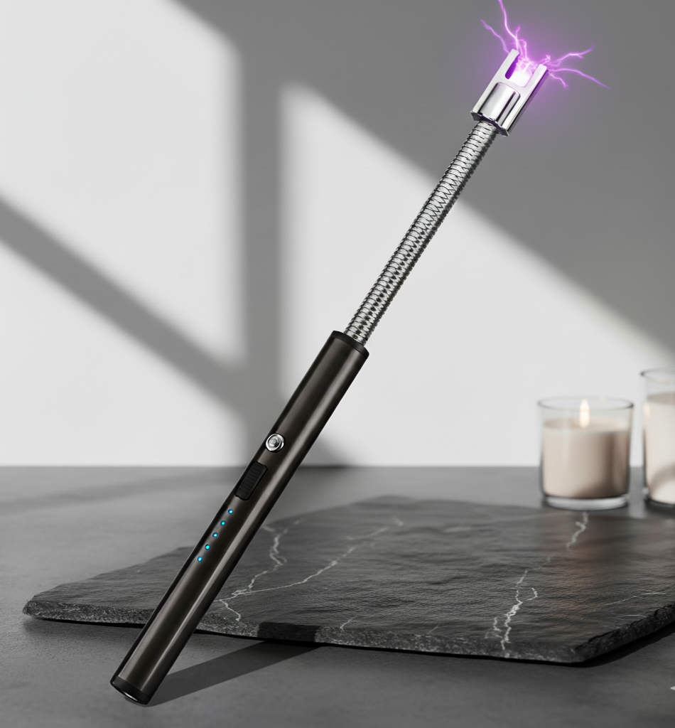 USB Plasma Rechargeable Electric Lighter – Safe & Flameless Kitchen Lighter