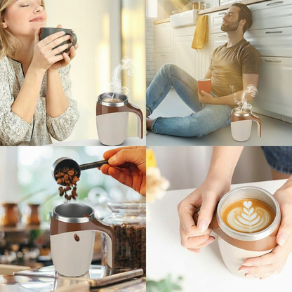 Self-Stirring Magnetic Mug – Mix Coffee, Tea & Hot Drinks Instantly