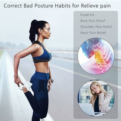 Shoulder & Back Straightener Elastic Spine Support Posture Corrector Belt