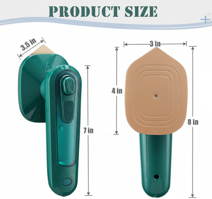 Portable Iron Travel Steamer for Clothes – Mini Handheld Press