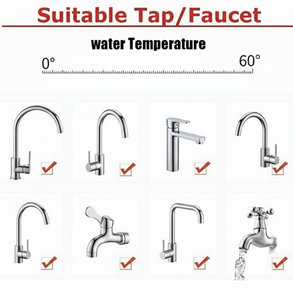 Home Kitchen Faucet Tap Water Clean Purifier Filter (Pack of 2)