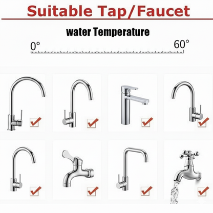 Home Kitchen Faucet Tap Water Clean Purifier Filter (Pack of 2)