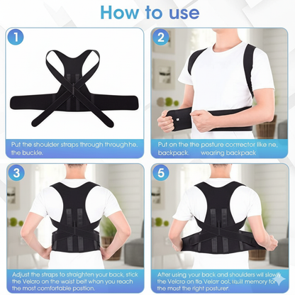 Posture Corrector Shoulder Belt – Stand Tall & Relieve Back Pain Instantly!