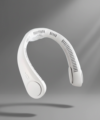 Portable Bladeless Hanging Rechargeable Neck Fan – Cool Comfort Anywhere!