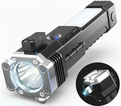 Portable Rechargeable LED Torch Flashlight – Bright & Long-Lasting