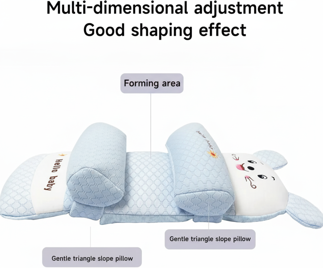Baby Shaping Head Support Pillow – Soft Comfort for Growing Babies