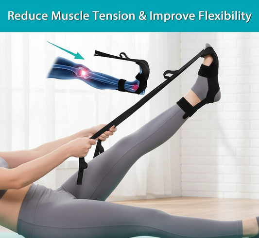 Yoga Stretch Strap – Boost Flexibility & Relieve Muscle Tension for Women & Men