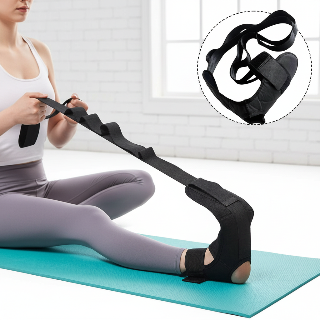 Yoga Stretch Strap – Boost Flexibility & Relieve Muscle Tension for Women & Men